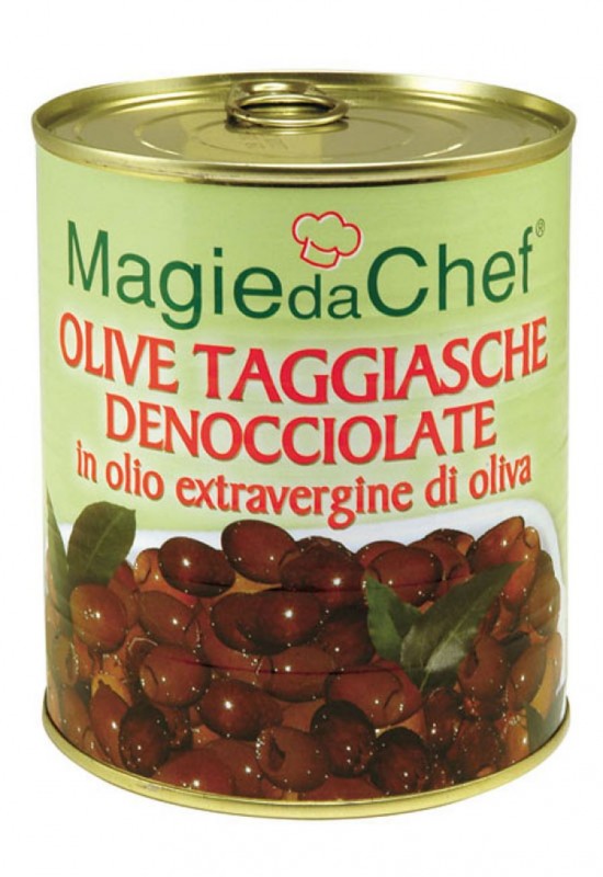 Olives Taggiasca dénoyautées